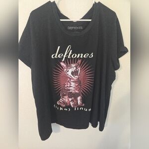 Deftones Like Linus Cat Album T Shirt Womens 5X Music Band Tour Merch